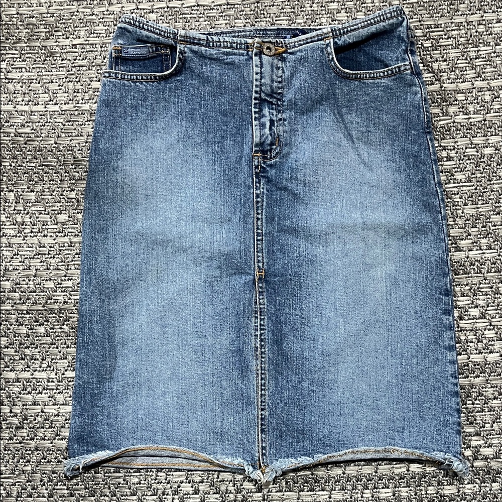 Bluenotes | Stretch Denim Midi Skirt